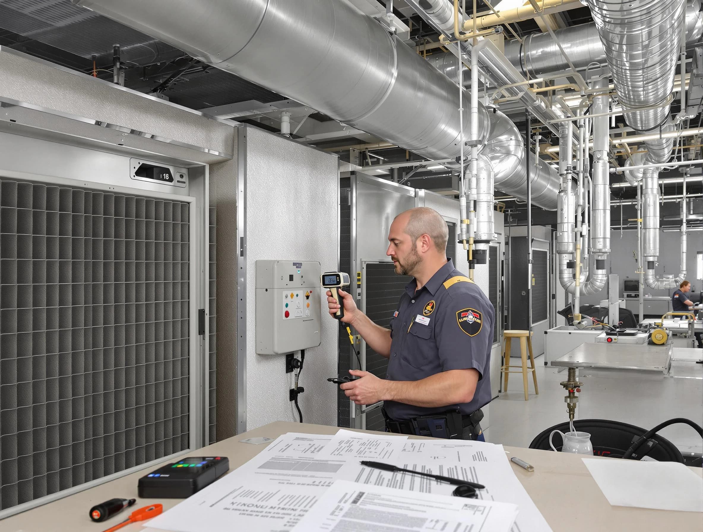 Professional filter system inspection by Twin Lakes Air Duct Cleaning in Twin Lakes