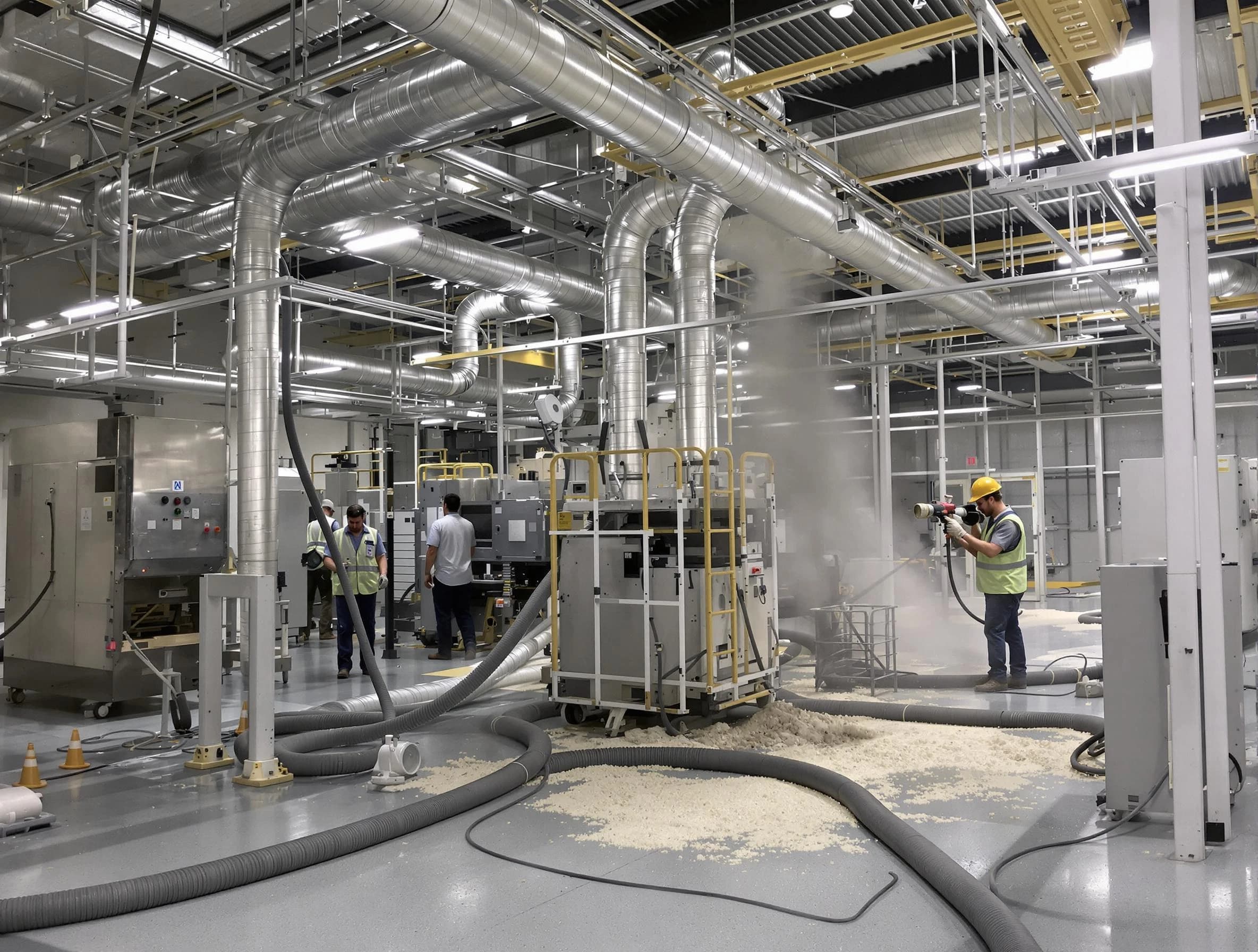 Heavy-duty industrial duct cleaning by Twin Lakes Air Duct Cleaning in Twin Lakes