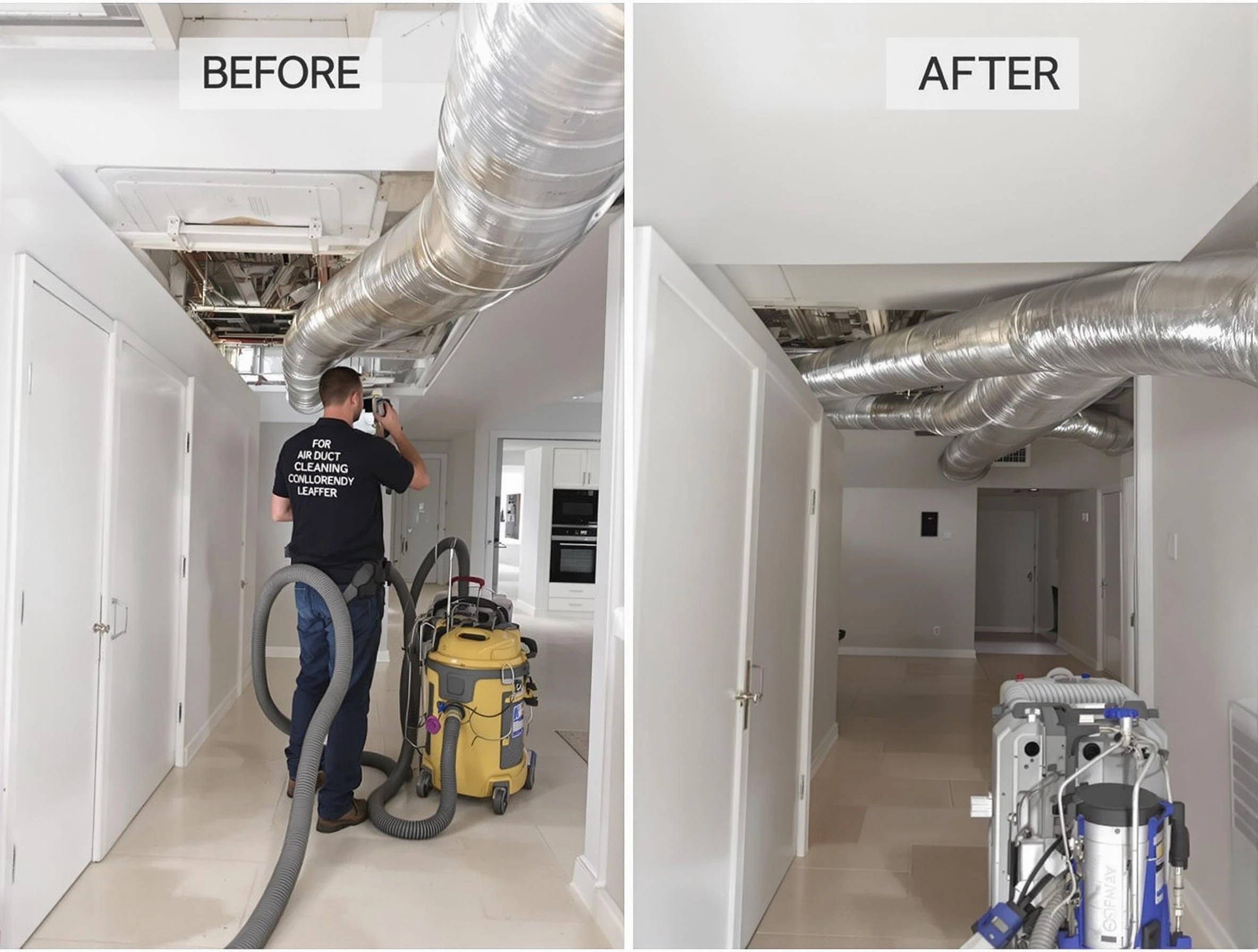 Twin Lakes Air Duct Cleaning professional performing thorough air duct cleaning in Twin Lakes