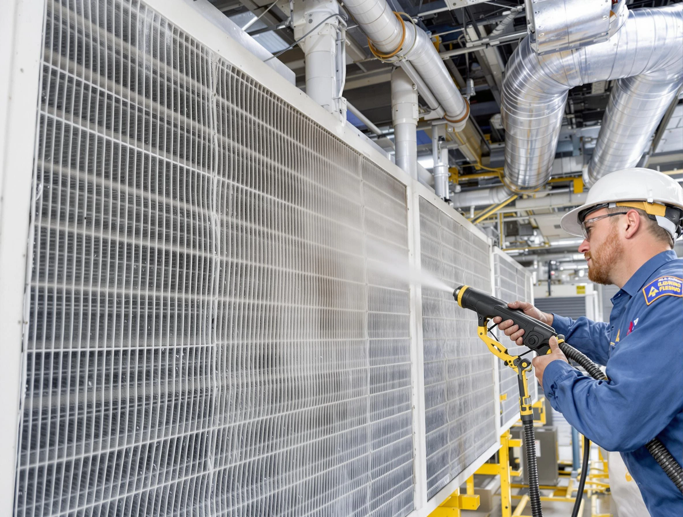 Professional commercial coil cleaning by Twin Lakes Air Duct Cleaning in Twin Lakes